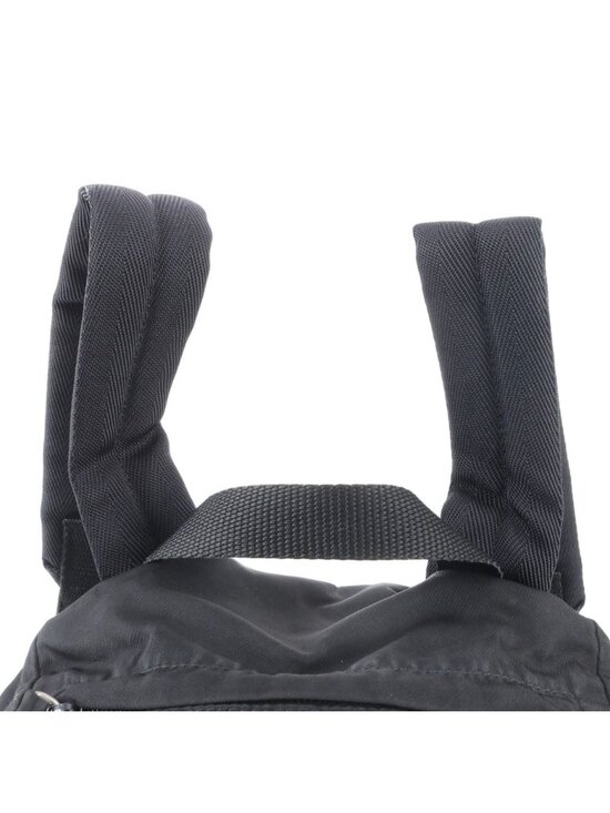Prada Tessuto Nylon Triangle Logo Backpack Black main image 9